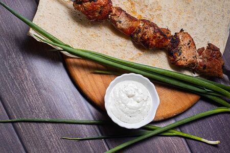 Шашлык из cвинoй лопатки