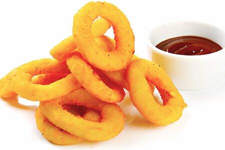 Луковые кольца с соусом