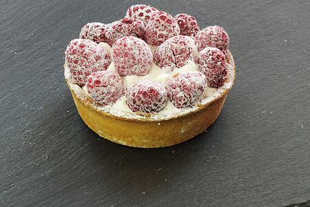 Малиновая тарталетка