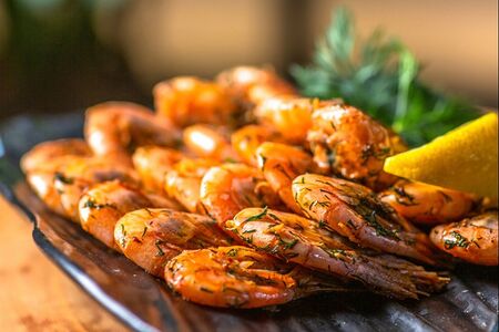 Креветки жареные