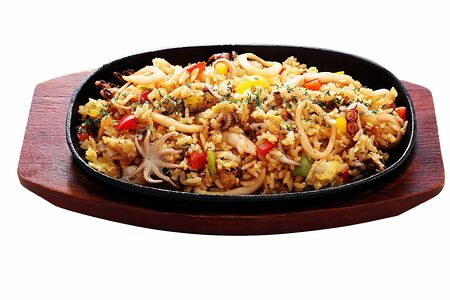 Теппаньяки с морепродуктами