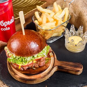 Комбо с бургером Любимая шляпа