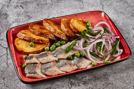 Сельдь с картофелем