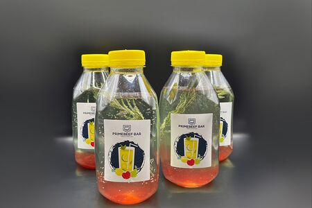 Лимонад Базилик-малина