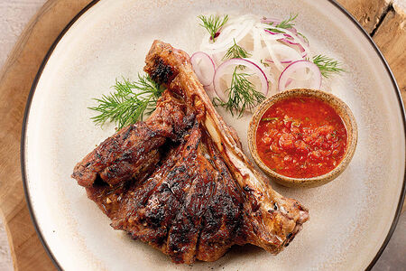 Стейк индейки на кости