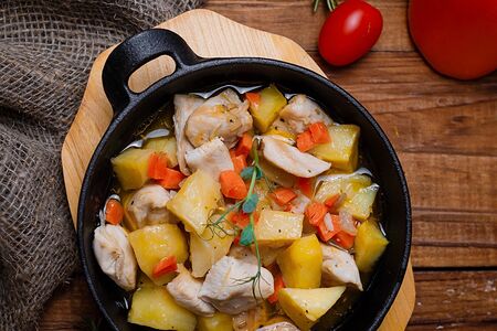 Жаркое с курицей