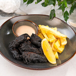 Фиш-н-чипс из трески