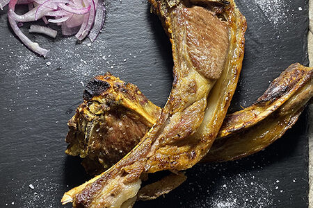 Шашлык из баранины на кости