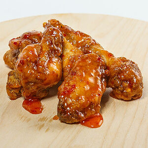 Крылышки в сладком соусе чили