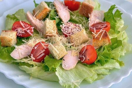 Цезарь с курицей