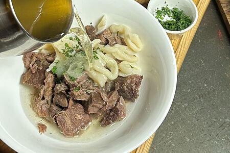 Наваристый похмельный суп с говядиной