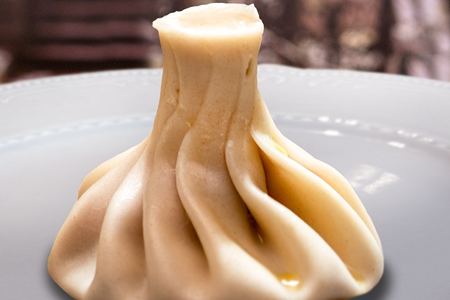 Хинкали с цыпленком Чахохбили