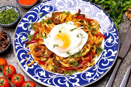 Жареный лагман