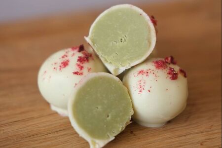 Трюфель Белый шоколад-фисташка