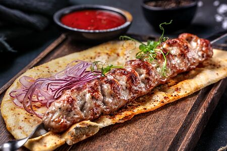 Люля из курицы с луком