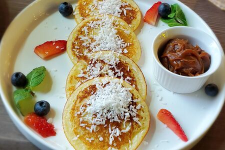 Оладушки с топпингом