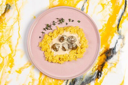 Митболы с картофельным пюре