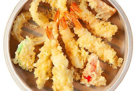 Креветки темпура