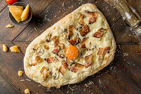 Карбонара с грибами