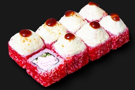 Запеченный с сыром и угрем