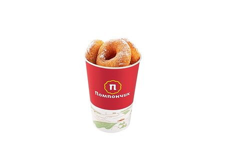 Пончики Московские с сахарной пудрой