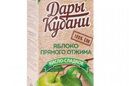 Сок в ассортименте Дары Кубани