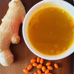 Согревающий напиток Облепиха-имбирь