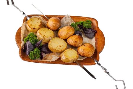 Картофель на углях