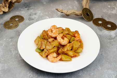 Шримпи баклажан