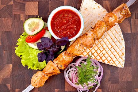 Шашлык из курицы