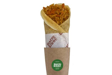 С тушеной капустой