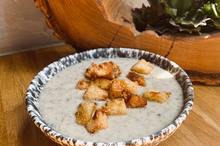 Крем-суп грибной