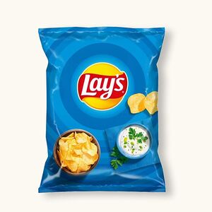 Чипсы Lays сметана и зелень