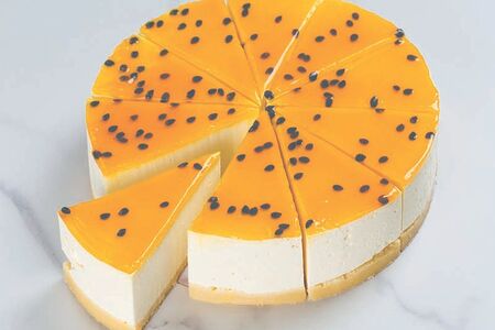 Чизкейк манго-маракуйя