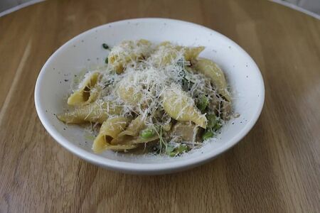 Паста с индейкой конфи