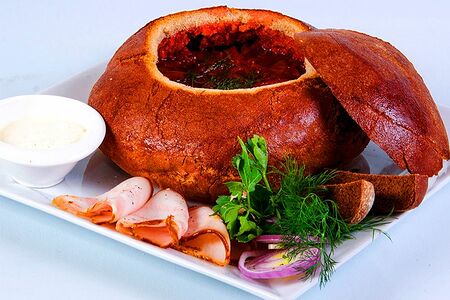 Фирменный борщ Хуторок