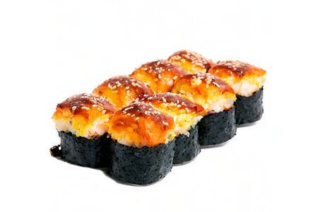 Сырный ролл с лососем