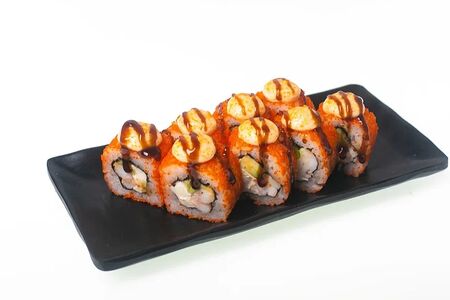 Запеченный с креветкой