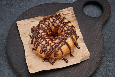 Пышка с шоколадом