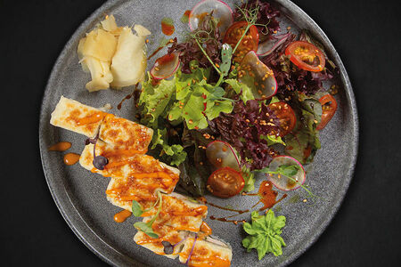 Ролл запеченный с Копченым куриным филе