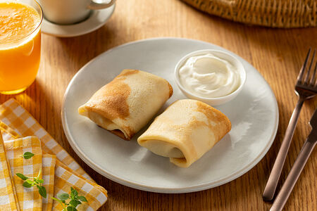 Блинчики с мясом