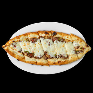 Пиде с мясом и сыром