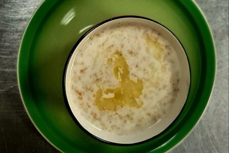 Каша овсяная на молоке