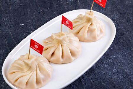 Хинкали с гребешком