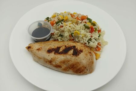 Гавайская смесь с куриной грудкой