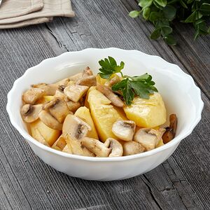 Картофель с грибами
