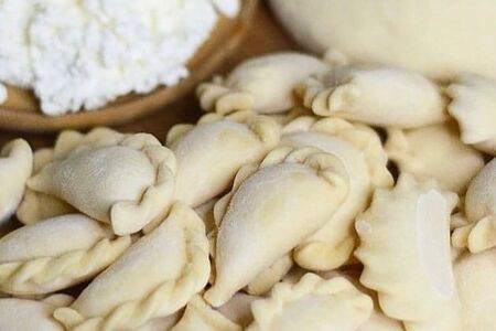 Вареники с домашним творогом