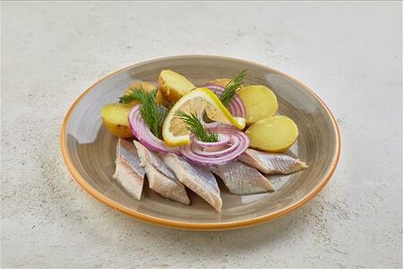 Сельдь с картофелем