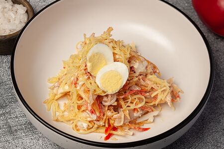 Салат Мясной с чипсами