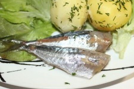 Ставридка малосольная в масле